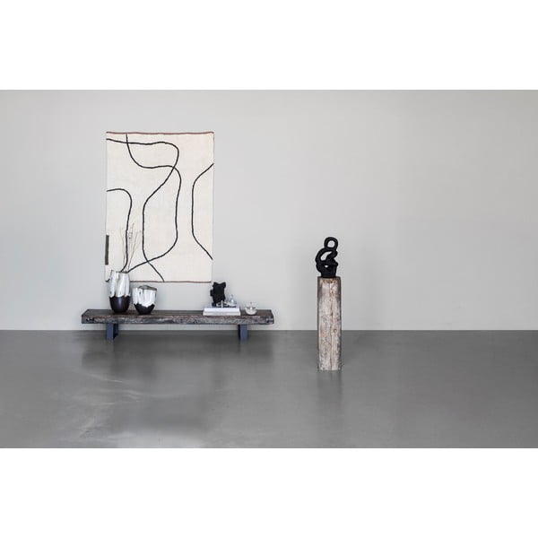 Tappeto avorio in cotone lavabile 100x140 cm Shadow – Mette Ditmer Denmark-image-2