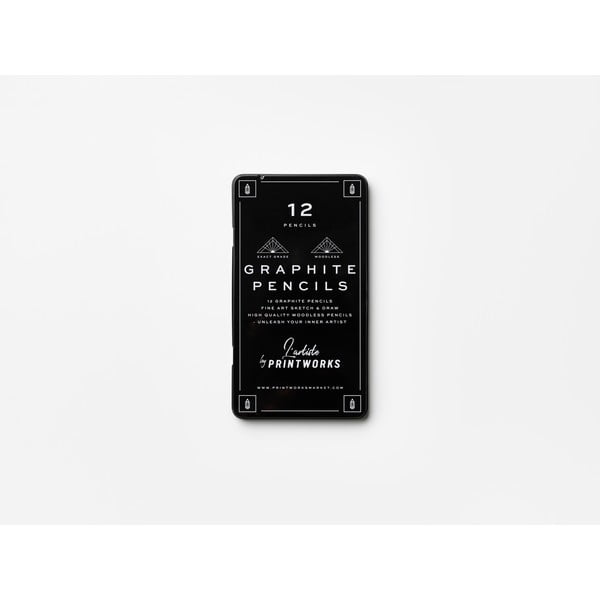 Set di matite 12 pz Graphite – Printworks-image-2