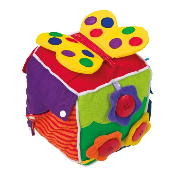 Cubo di peluche per lo sviluppo motorio Cubo del bambino - Legler