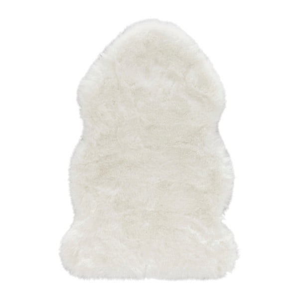 Pelliccia sintetica bianca Soft, 60 x 90 cm Uni - Mint Rugs