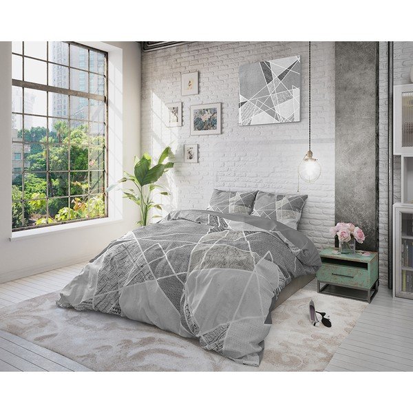 Biancheria da letto in cotone per letto matrimoniale Furtrix, 200 x 200/220 cm - Pure Cotton-image-2