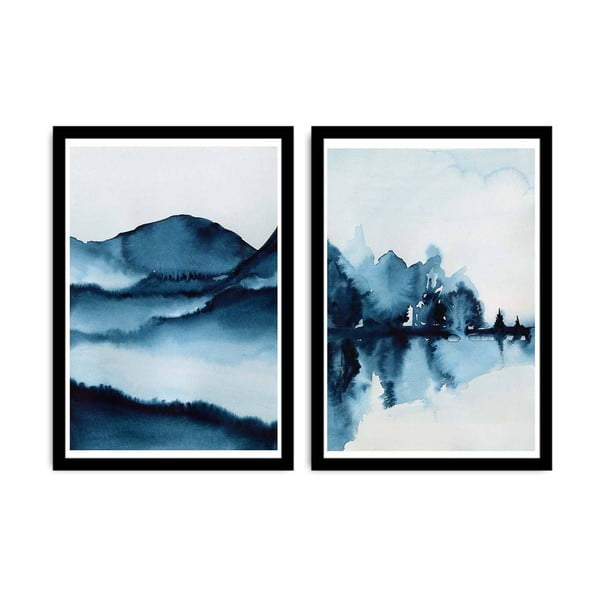 Dipinti in set di 2 pezzi 36x51 cm Landscape - Wallity