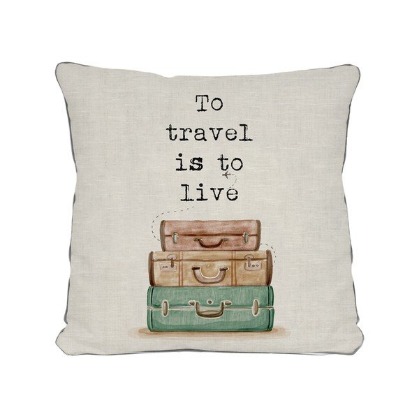 Cuscino beige Cojin, 45 x 45 cm - Really Nice Things-image-2