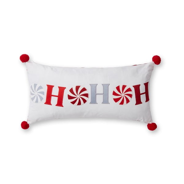 Cuscino decorativo in velluto con motivo natalizio 60x30 cm Ho Ho Ho - Catherine Lansfield