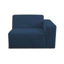 Modulo divano in bouclé blu scuro (angolo destro) Roxy - Scandic