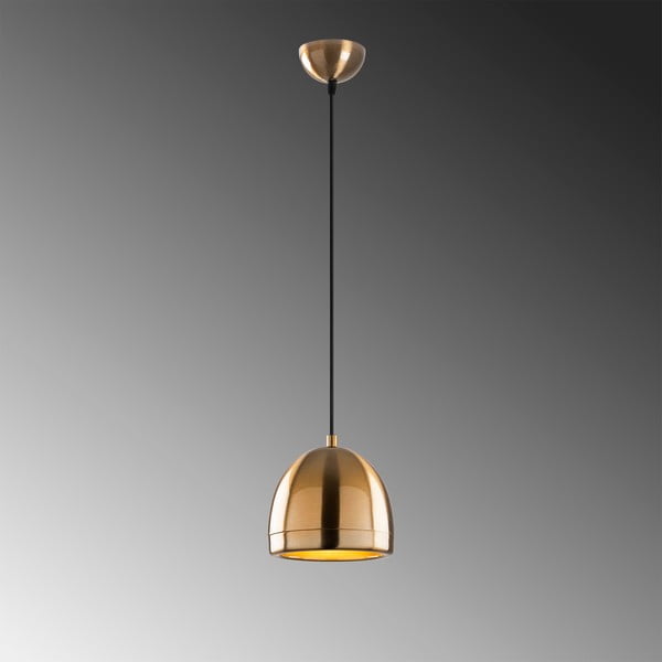 Lampada a sospensione color bronzo con paralume in metallo ø 17 cm Mugo - Opviq lights-image-4