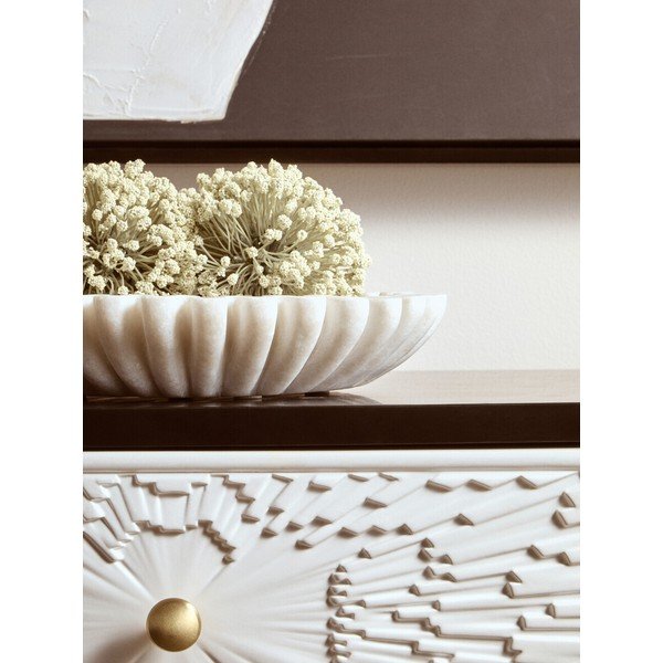 Vassoio decorativo in marmo ø 25 cm Savio – Premier Housewares-image-2