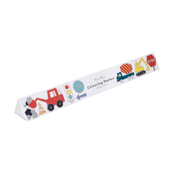 Pagine da colorare Construction - Meri Meri-image-1