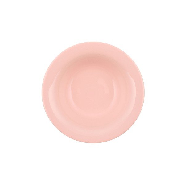 Set di 24 pezzi di piatti in porcellana rosa e bianca Amelia - Kütahya Porselen-image-3