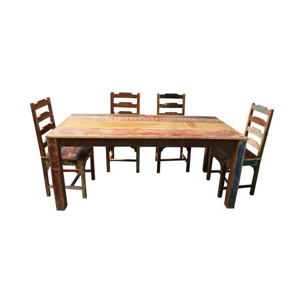 Set di 2 sedie da pranzo in legno esotico Avila - Støraa-image-2