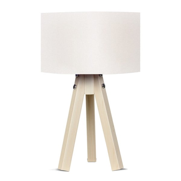 Lampada da tavolo con paralume bianco Naturel Royal - Kate Louise
