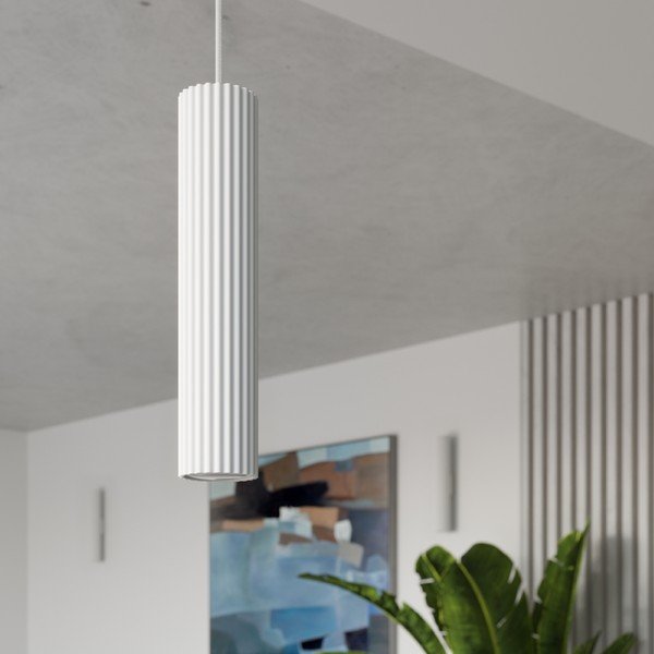 Lampadario bianco Gleam – Sollux-image-2