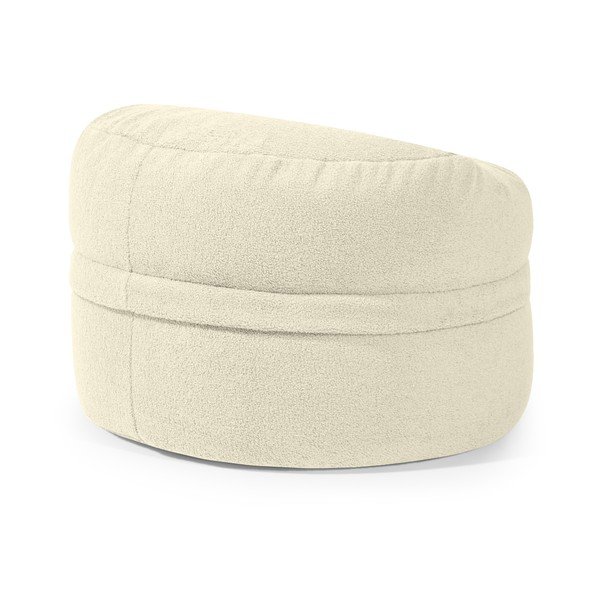 Pouf a sacco per bambini grigio chiaro con rivestimento in bouclé Roll 80 – SLOWDOWN-image-3