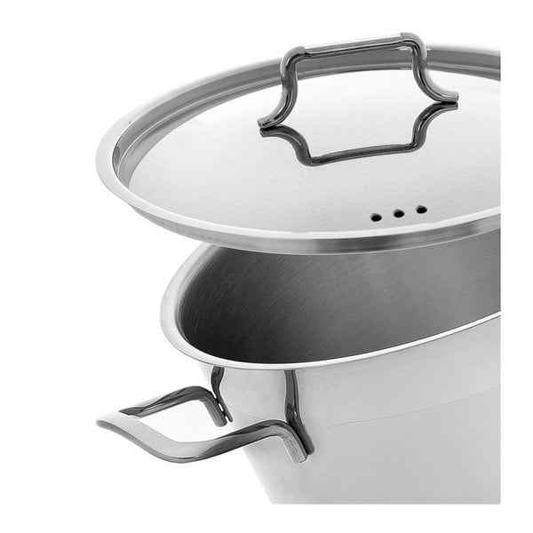 Casseruola in acciaio inox con coperchio Anett, 0,7 l - Orion-image-1