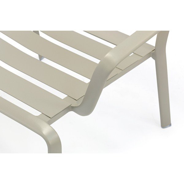 Sedia da giardino in metallo grigio Spring - Ezeis-image-2