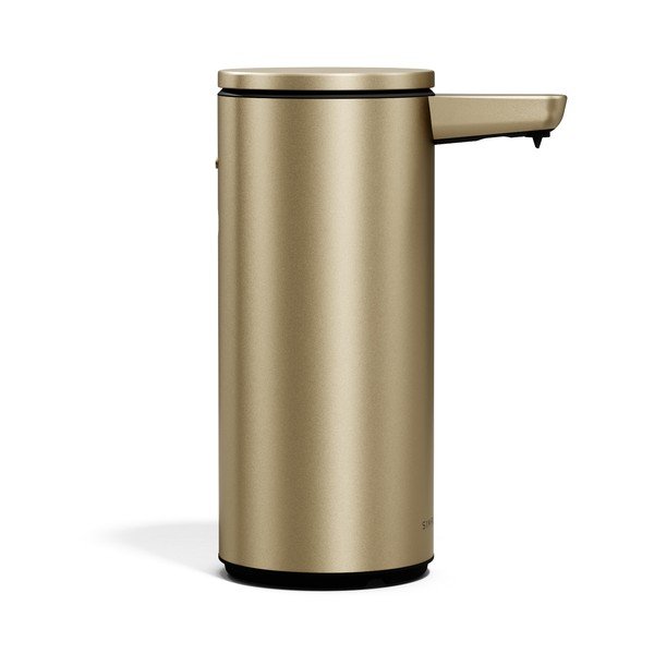 Dispenser per sapone automatico oro opaco in acciaio 266 ml – simplehuman-image-4