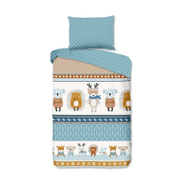 Biancheria da letto per bambini in flanella per letto singolo 140x200 cm - Good Morning