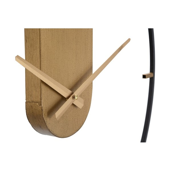 Orologio da parete nero con dettagli dorati Goldy, ø 60 cm - Mauro Ferretti-image-3