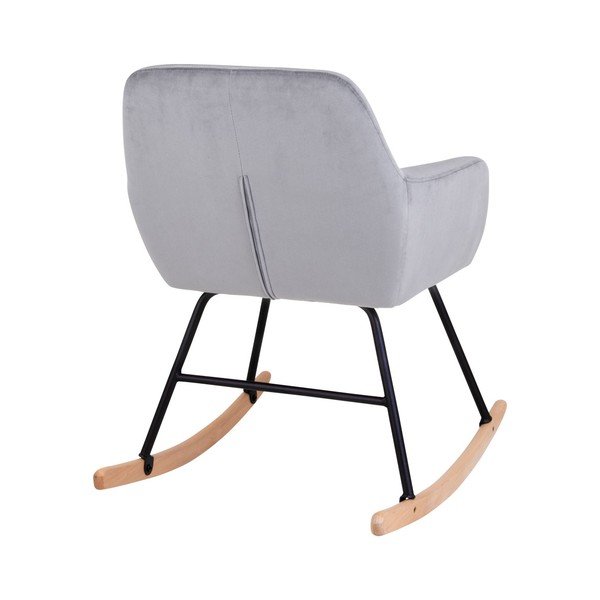 Sedia a dondolo grigio chiaro York - House Nordic-image-2