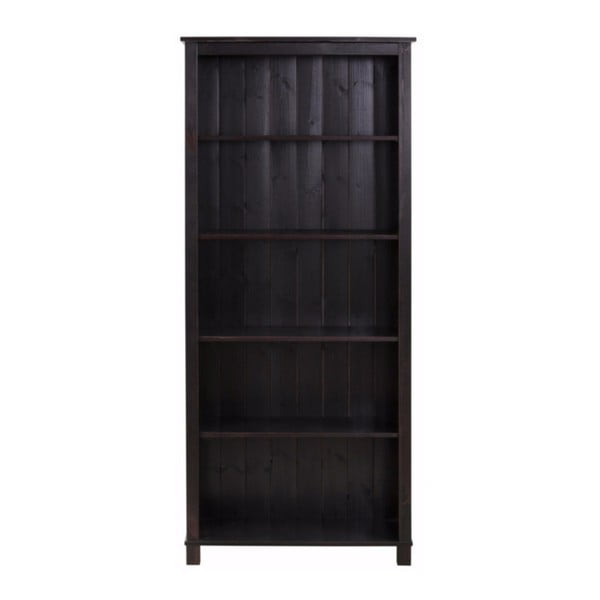 Libreria in legno di pino marrone scuro 77x171 cm Pinto - Støraa