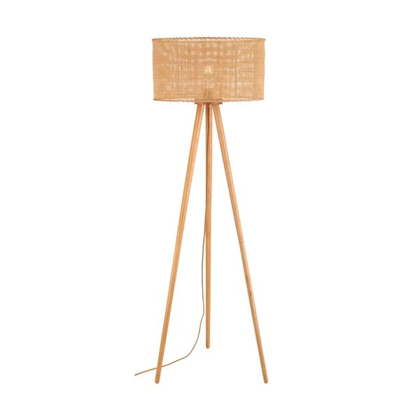 Lampada da terra in rattan, altezza 145 cm Rattan - SULION