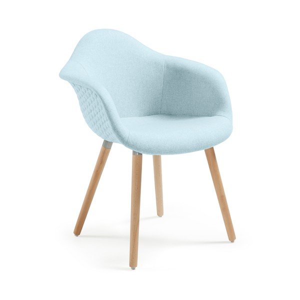 Světle modré křeslo La Forma Kenna