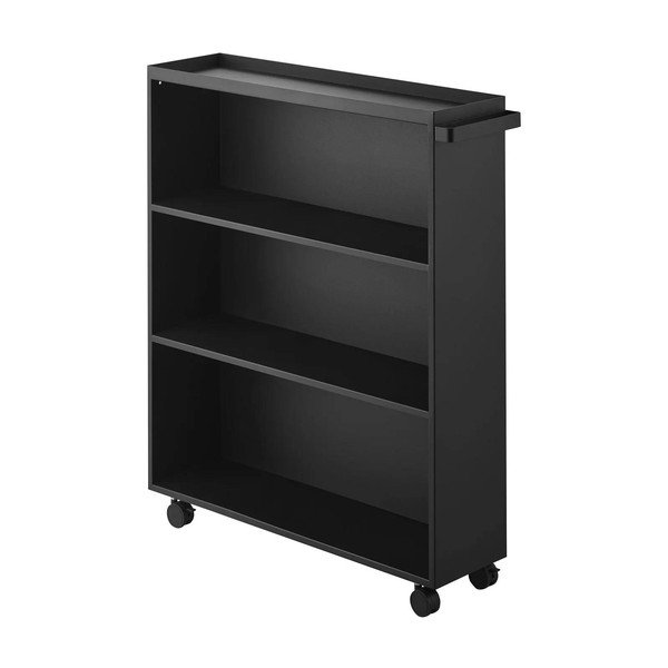 Carrello portaoggetti nero in metallo 59x70x16 cm Tower – YAMAZAKI