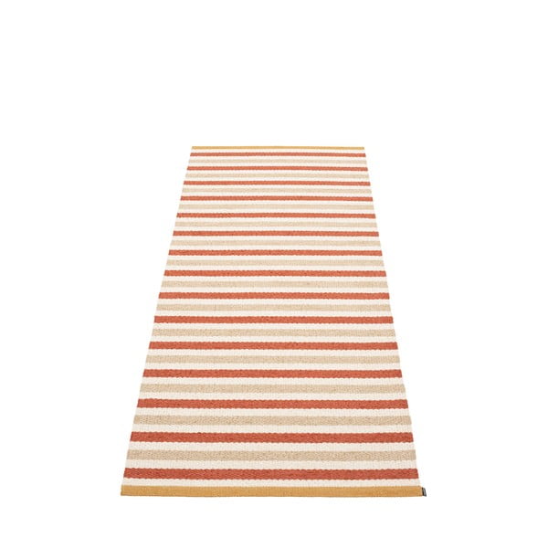 Passatoia da interno/esterno color mattone/color crema 85x200 cm Teo Brick – Pappelina