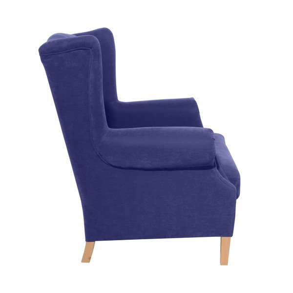 Poltrona blu Harvey Velor - Max Winzer-image-1