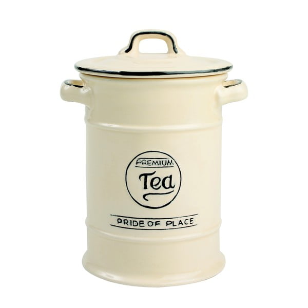 Scatola da tè in ceramica color crema Pride Of Place Pride of Place - T&G Woodware