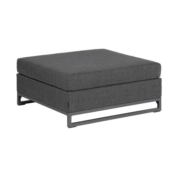 Pouf da giardino grigio scuro Rhodos - Exotan