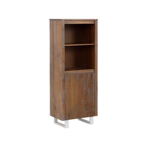 Libreria in legno di pino di colore naturale 55x140 cm Lagos - Støraa-image-1