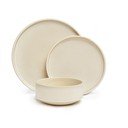 Set di piatti color crema in gres 18 pz Malia - Bonami Selection