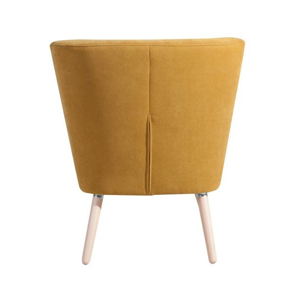 Poltrona gialla Neele Velor - Max Winzer-image-2