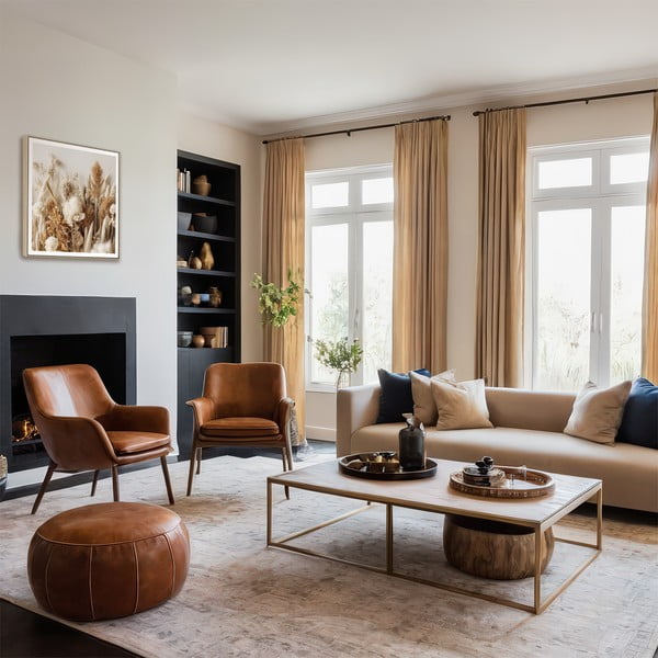 Quadro 50x50 cm Dried Flowers  -image-1