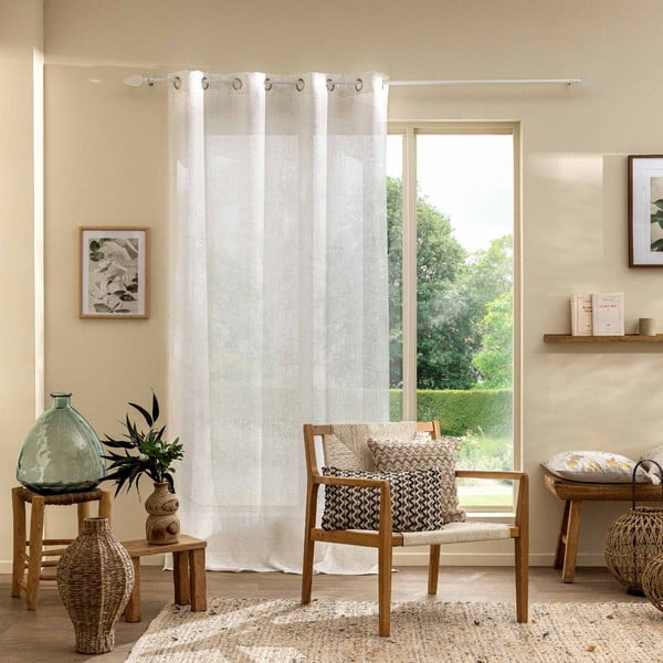 Tenda beige 140x280 cm Marius - douceur d'intérieur-image-1