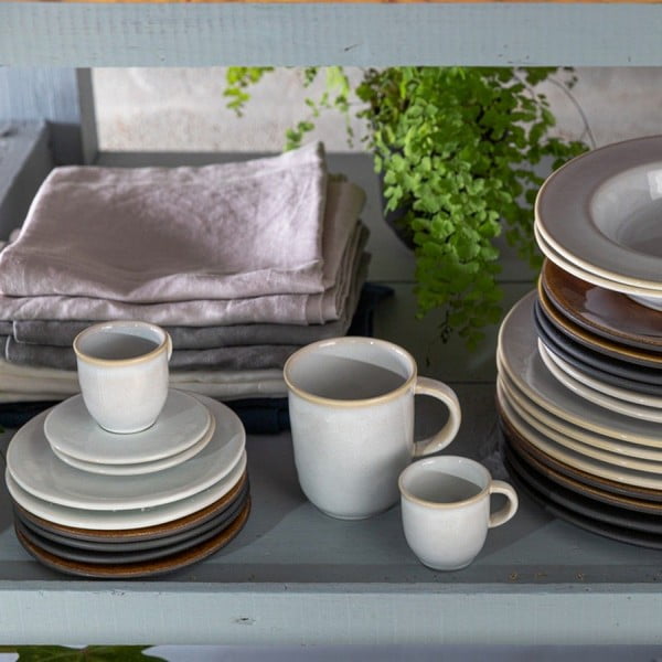 Tazza da espresso in gres bianco 80 ml Roda - Costa Nova-image-1