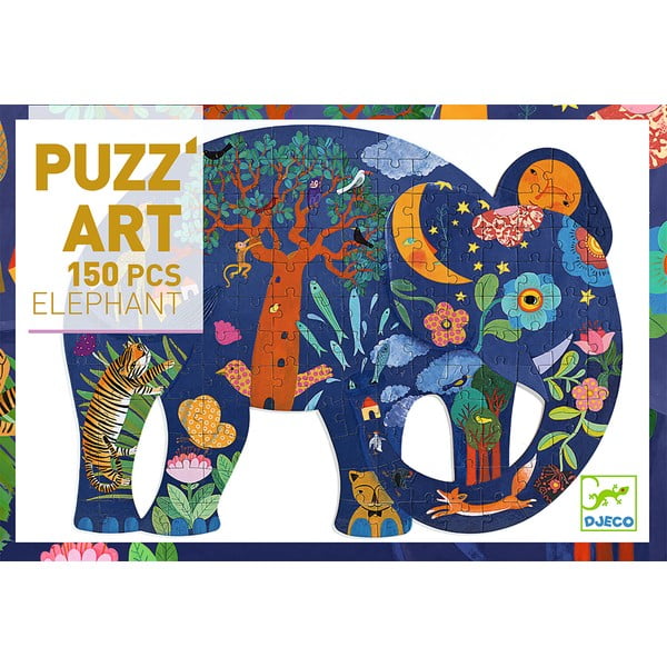 Puzzle Elephant - Djeco-image-1