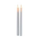 Candele a LED in set con alimentazione a batteria 2 pz (altezza totale 25 cm) Sara Crown – Sirius
