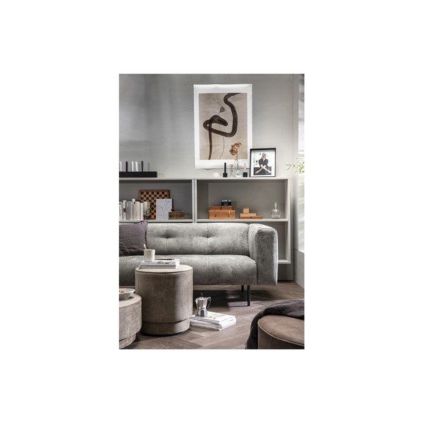 Divano in similpelle grigio chiaro Skin, 250 cm - vtwonen-image-4
