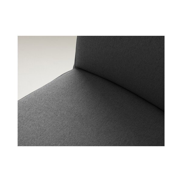 Sedia grigia media con gambe naturali su misura Wilton - CustomForm-image-4