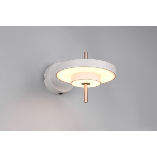 Lampada da parete LED avorio con struttura flessibile/con intensità regolabile ø 20 cm Keaton – Trio-image-1