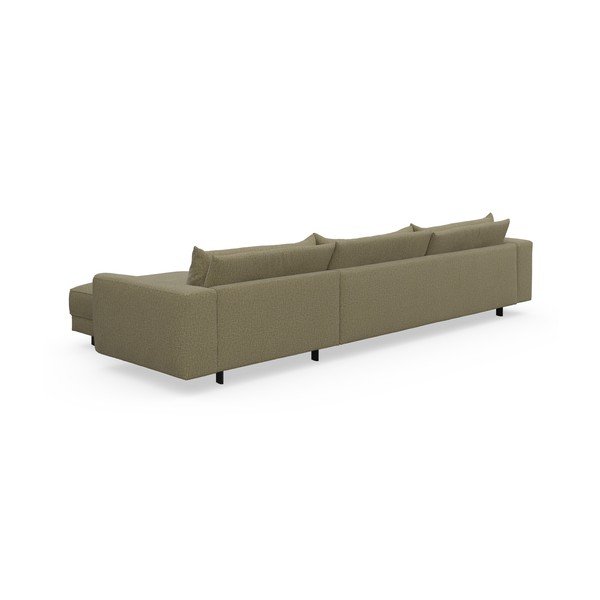 Divano angolare variabile verde chiaro Samba - Furninova-image-4