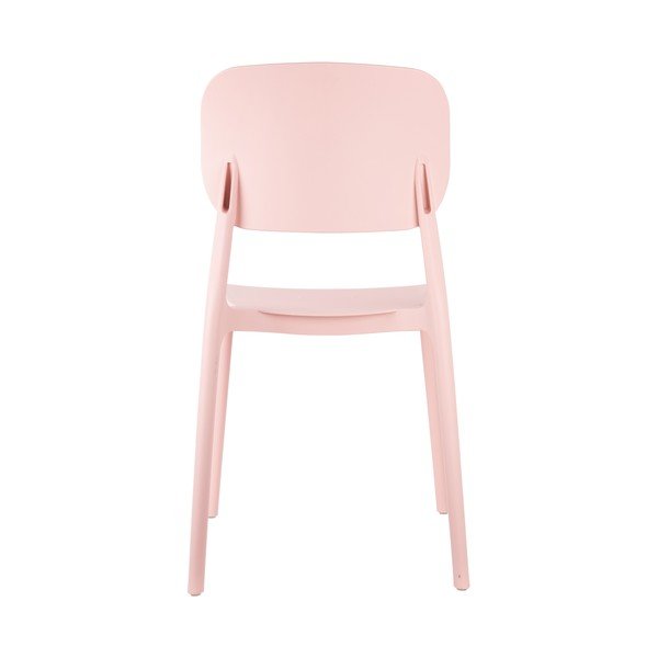 Set di 4 sedie da pranzo in plastica rosa chiaro Cheer - Leitmotiv-image-4