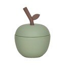 Tazza per bambini verde in silicone Apple – OYOY Mini