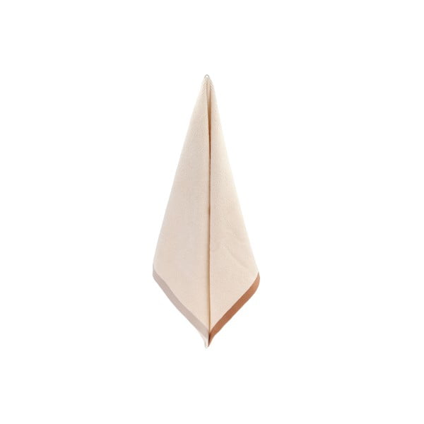 Asciugamano in cotone marrone e beige 50x100 cm Contrast - Södahl-image-1