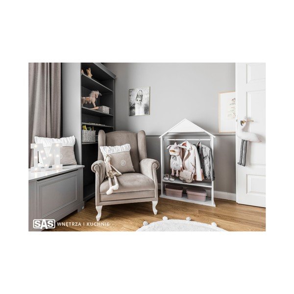 Scrivania grigia per bambini Ines - BELLAMY-image-1