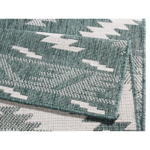 Tappeto da esterno verde e crema , 150 x 80 cm Malibu - NORTHRUGS-image-3
