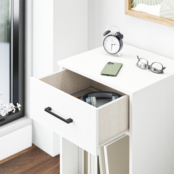 Comodino bianco BrEZ - Støraa-image-4