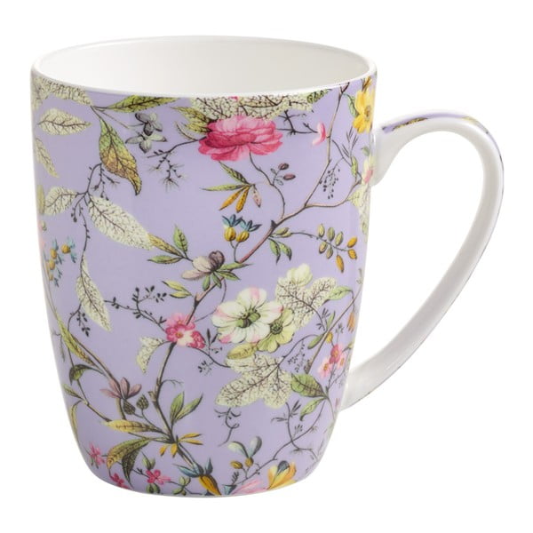 Hrnek z kostního porcelánu Maxwell & Williams Kilburn Winter Bloom, 390 ml